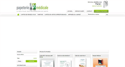 Desktop Screenshot of papeterie-medicale.com