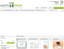 Tablet Screenshot of papeterie-medicale.com